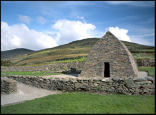 Gallarus Oratory, a 9th Century
                house of worship