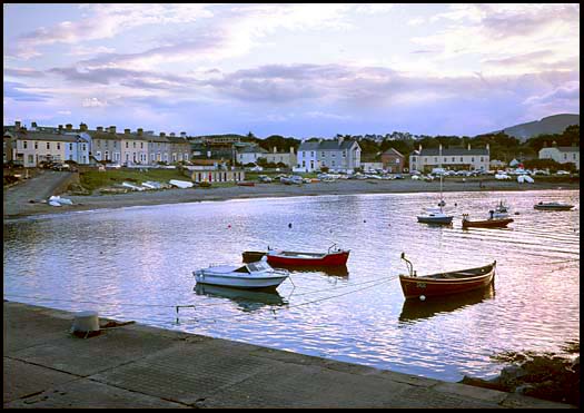 Sunset at Greystones harbor