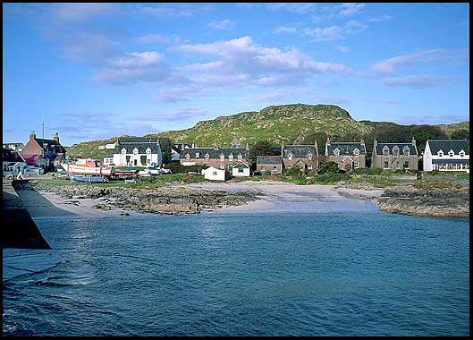 Shore at the port of Iona