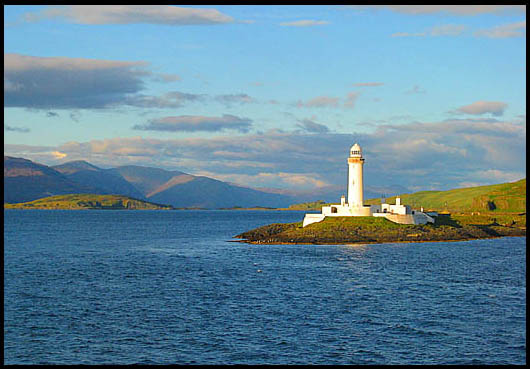 Lighthouse on the coast of Mull